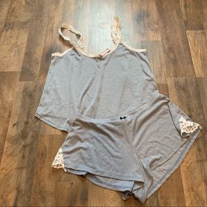 VS Comfy Blue Tank top & short pajama set